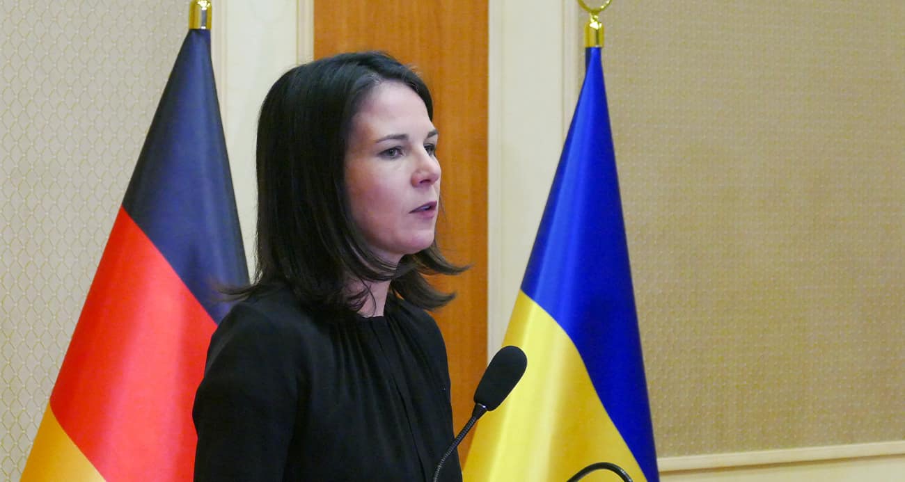 Almanya Dışişleri Bakanı Baerbock’un Ukrayna ziyaretine Rus İHA’sı engeli