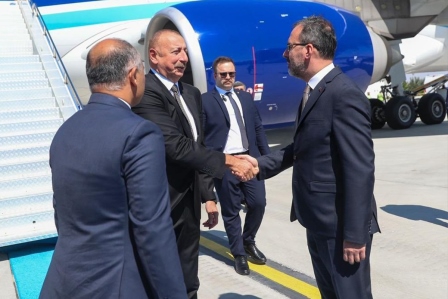 Azerbaycan Cumhurbaşkanı İlham Aliyev Konya'da