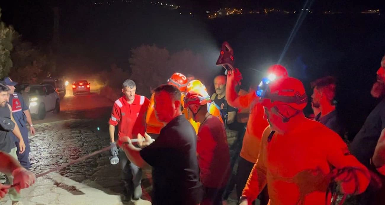 Bursa’daki yangına gönüllü geldiler, uçurumda can verdiler