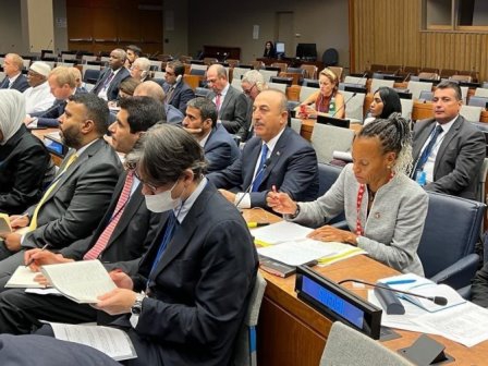 Dışişleri Bakanı Çavuşoğlu, UNRWA Bakanlar Toplantısı'na katıldı