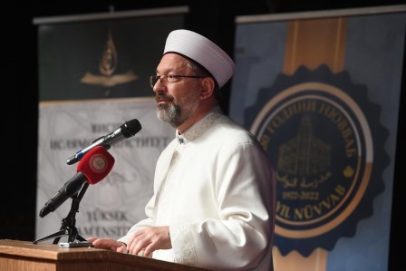 Diyanet İşleri Başkanı Erbaş, Medresetü'n Nüvvâb'ın 100. Yıl Sempozyumu'na katıldı