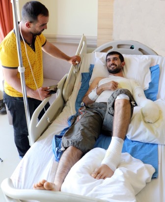 Epilepsi nöbeti sonrası kaynayan çorba kazanına düştü