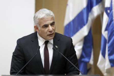 İsrail Başbakanı Lapid'den İsrail-Filistin ihtilafında iki devletli çözüm çıkışı