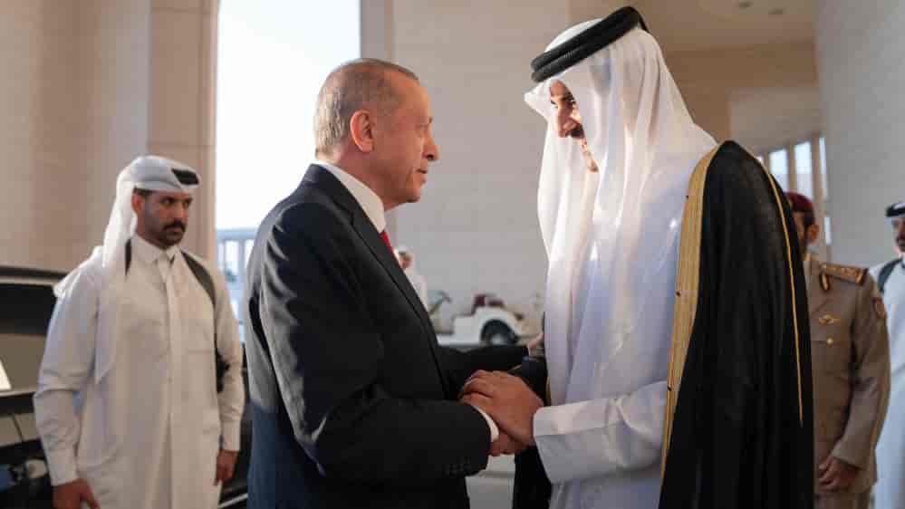 Katar Emiri Al Thani: “Kardeşim Cumhurbaşkanı Erdoğan'ı Doha'da ağırlamaktan memnuniyet duydum“