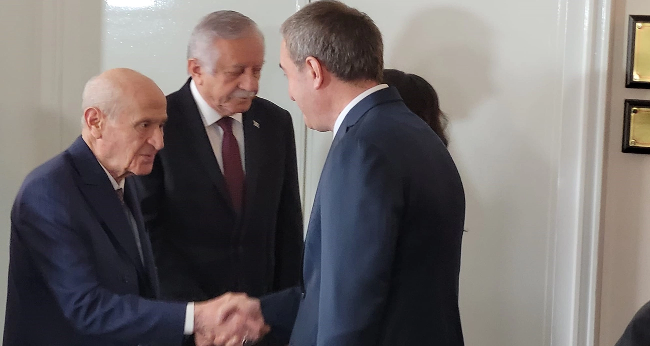 MHP Lideri Bahçeli, DEM Parti heyeti ile görüştü