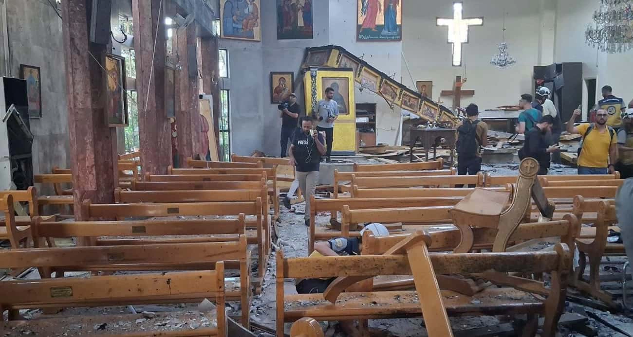 Suriye'de kiliseye düzenlenen saldırıda 20 kişi hayatını kaybetti