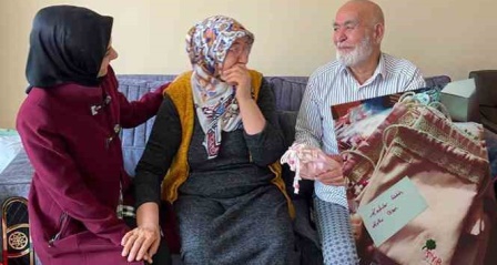 TYB Erzurum Kadın Kolları'ndan Depremzede Kadınlara Ziyaretler