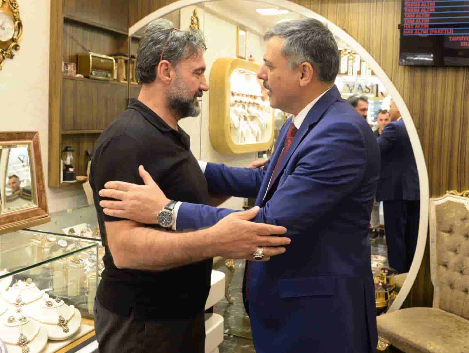Vali Mustafa Çiftçi, Taşmağazalar esnafıyla bir araya geldi